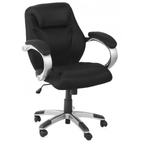 RealChair Кресло руководителя H-8703F-2A ткань черная