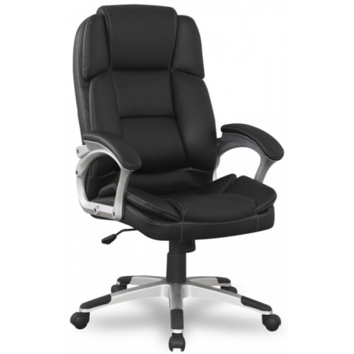 RealChair Кресло руководителя College BX-3323 черная иск. кожа