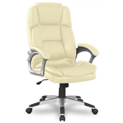RealChair Кресло руководителя College BX-3323 бежевая иск.кожа