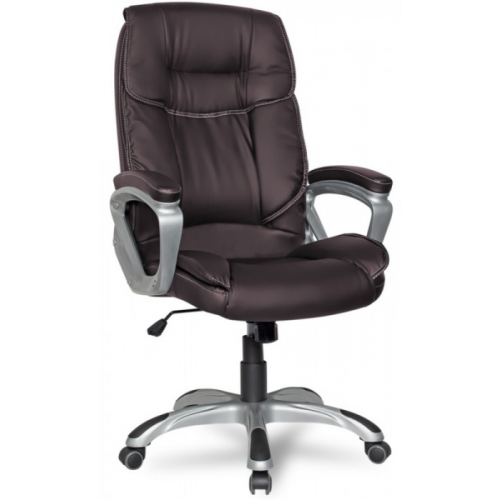 RealChair Кресло руководителя College CLG-615 LXH коричневая иск.кожа