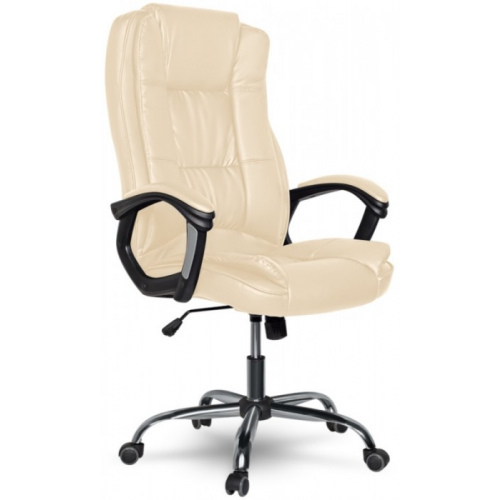 RealChair Кресло руководителя College CLG-616 LXH бежевая иск.кожа