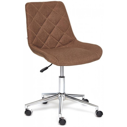 TetChair Кресло офисное STYLE Стайл ткань коричневая, пиастра