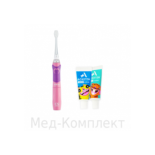 Электрическая звуковая зубная щетка CS Medica CS-562 Junior (розовая)