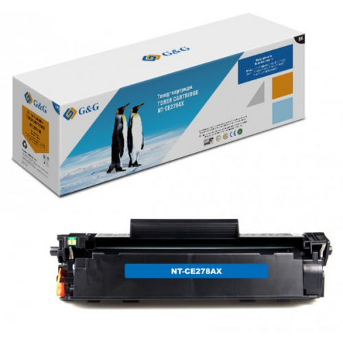 Картридж G&G GG-CE278AX 3000стр совместимый HP LaserJet P1566, P1606w, M1530, M1536