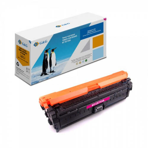 Картридж G&G GG-CE743A совместимый HP Color LaserJet CP5220 пурпурный