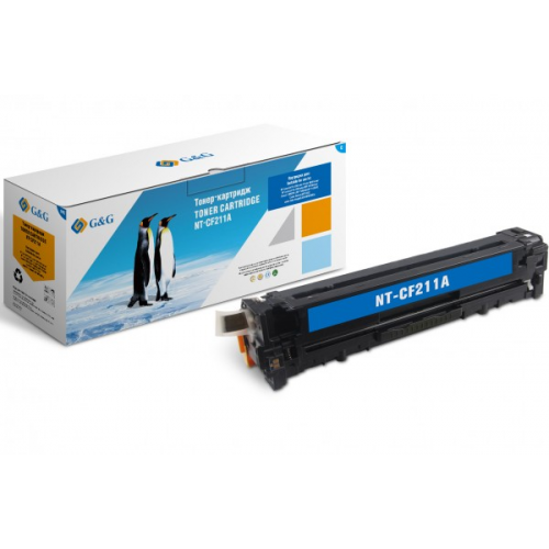 Картридж G&G GG-CF211A голубой совместимый HP LaserJet Pro 200 M251, M276