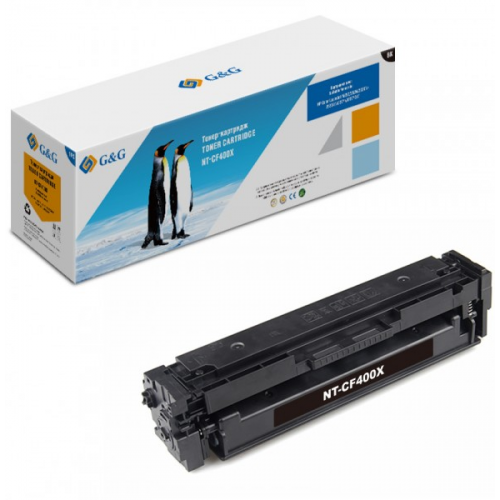 Картридж G&G GG-CF400X черный совместимый HP CLJ M252, 252N, 252DN, 252DW, M277N, M277DW