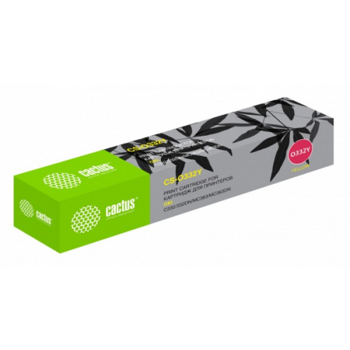 Картридж CACTUS CS-O332Y 46508735 желтый совместимый OKI C332 MC363
