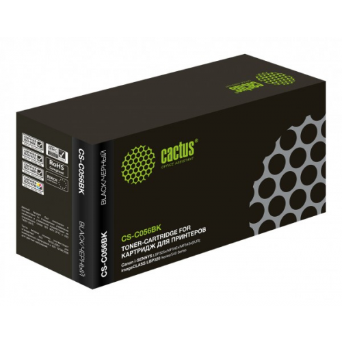 Картридж Cactus CS-C056BK черный совместимый Canon i-SENSYS LBP325x MF542x MF543x