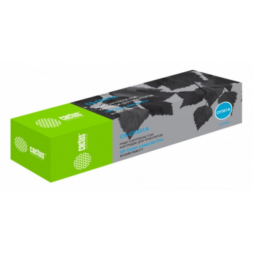 Картридж Cactus CS-CF351A голубой совместимый HP LJ Pro Color MFP M153, M176, M177