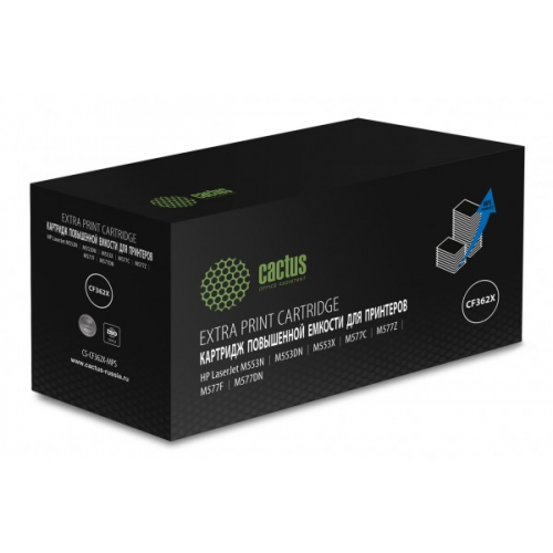 Картридж Cactus CS-CF362X-MPS желтый совместимый HP CLJ M552, M553, 18000 стр