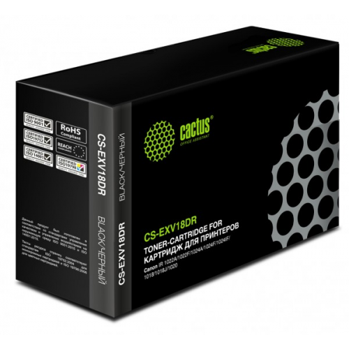 Блок фотобарабана CACTUS CS-EXV18DR совместимый Canon iR1018, 1020, 1022, 1023, 1024