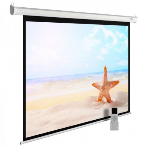Экран Cactus 138x220см MotoExpert CS-PSME-220x138-WT настенно-потолочный рулонный моторизованный привод