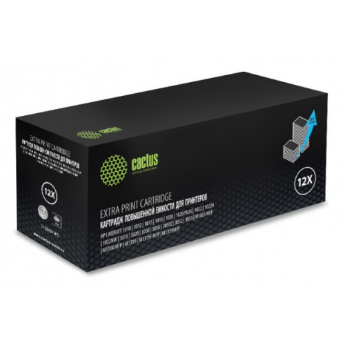 Картридж CACTUS CS-Q2612X-MPS совместимый HP LJ 1010, 1012, 1015, 1018, 1020, 1022, 3015, 3020
