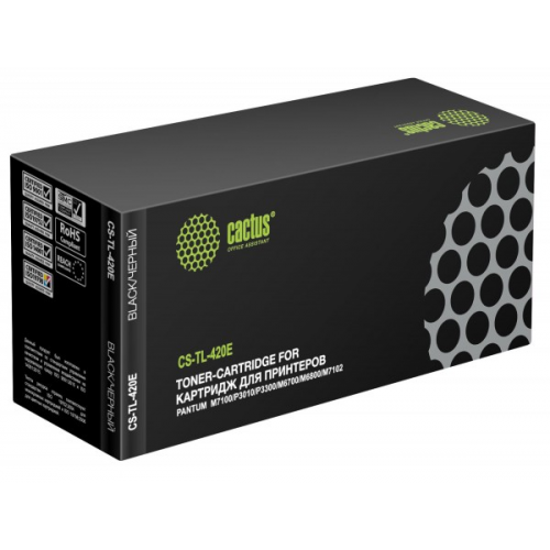 Картридж Cactus CS-TL-420E черный 1500стр. совместимый Pantum M7100 P3010 P3300 M6700 M6800