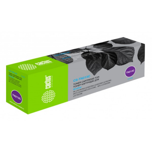 Картридж Cactus CS-TN213C голубой совместимый Brother HL3230 DCP3550 MFC3770 1300стр