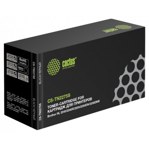 Картридж CACTUS CS-TN2275S совместимый Brother HL2240, 2250DN, DCP7060, 7070