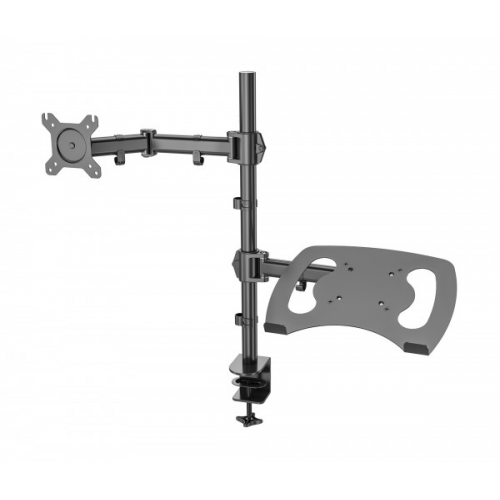 Кронштейн для монитора ноутбука Cactus CS-VM-LH07-BK черный 13"-27" макс. 8кг настольный поворот и наклон