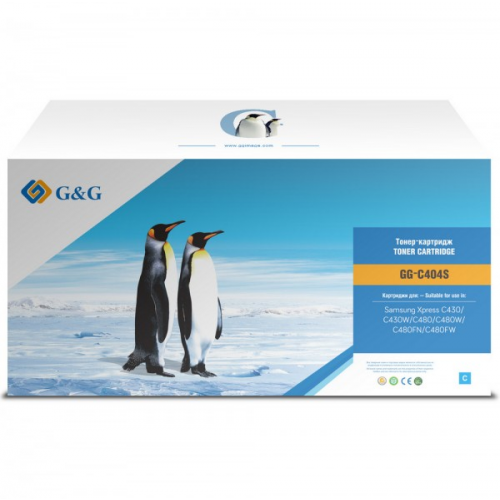 Картридж G&G GG-C404S голубой Samsung SL-C430, C430W, C480, C480W