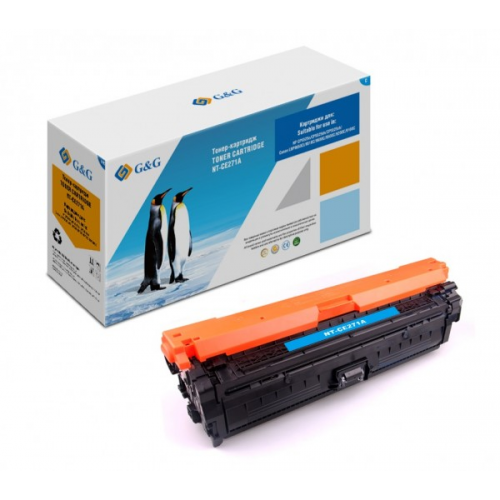 Картридж G&G GG-CE271A голубой для HP LJ Ent CP5525