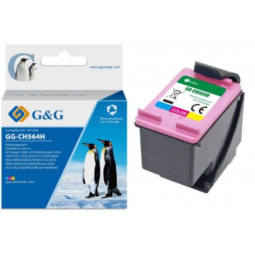 Картридж G&G GG-CH564H многоцветный совместимый HP Deskjet 1050, 2050, 2050s