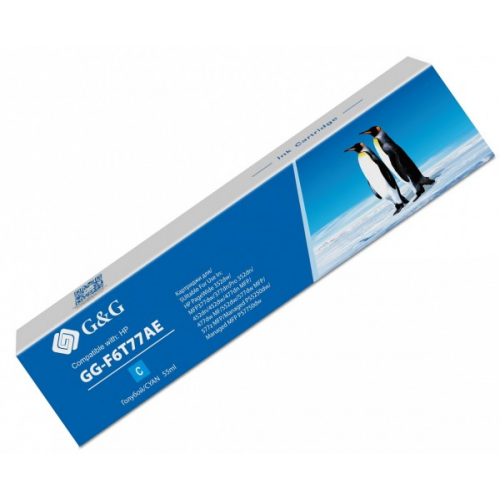 Картридж G&G GG-F6T77AE 913A голубой (55мл) для HP PW 352dw 377dw Pro 477dw 452dw