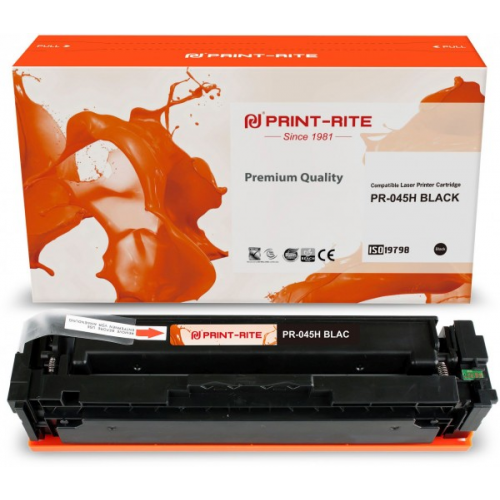 Картридж Print-Rite PR-045H BLACK черный совместимый CANON LBP611Cn, 613Cdw, 631Cn, 633Cdw, 635Cx