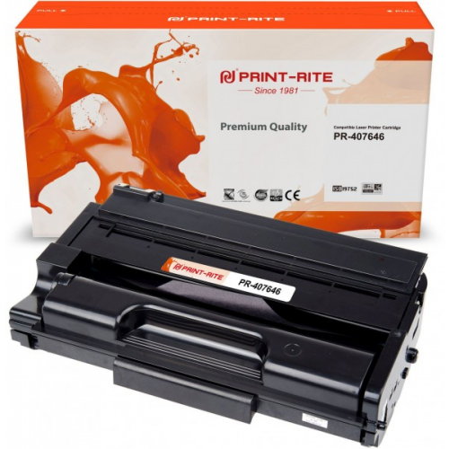 Картридж Print-Rite PR-407646 черный совместимый Ricoh SP3500NSF 3510DN