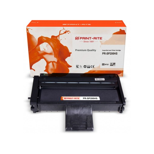 Картридж Print-Rite PR-SP200HS черный 2600стр для Ricoh Aficio SP 202SN, 200N, 203SFN