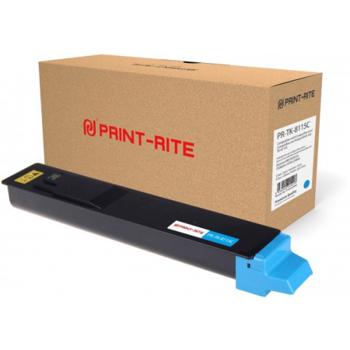 Картридж Print-Rite PR-TK-8115C голубой TK-8115C 6000стр для Kyocera Mita Ecosys M8124cidn M8130cidn