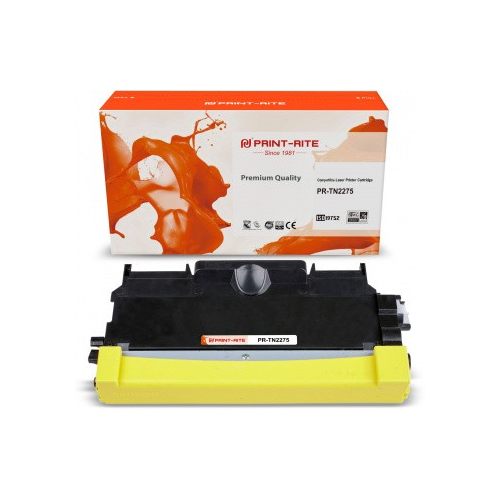 Картридж Print-Rite PR-TN2275 TN-2275 черный 2600стр для Brother HL2240, 2250DN, DCP7060, 7070