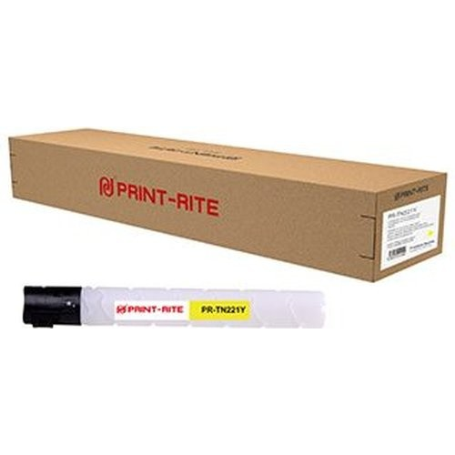 Картридж Print-Rite PR-TN221Y желтый 25000стр для Konica Minolta Bizhub C227 C287