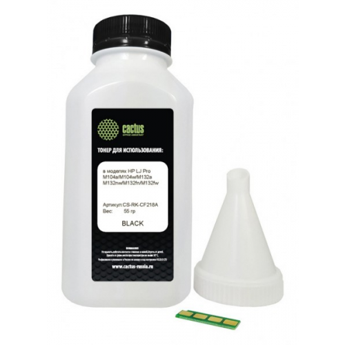 Тонер Cactus CS-RK-106R02773 черный туба 60гр. (в компл.:чип) для принтера Xerox Phaser 3020 3020BI