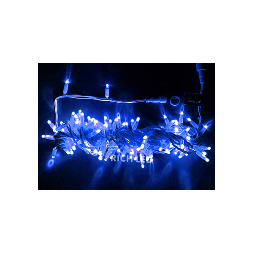 Rich LED RL-S10CF-24V-CT/V Уличная светодиодная гирлянда Нить 10 м, фиолетовый, мерцание, провод прозрачный