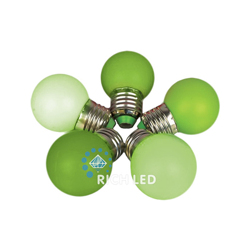 Rich LED RL-B-E27-G45-2W-G Лампа для белт-лайт, E27, зеленый