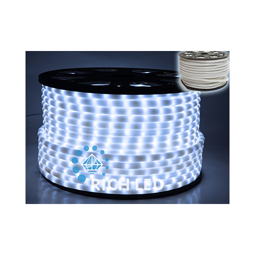 Rich LED RL-DL-2WHM-100-240-W Дюралайт, 50 м, молочный, белый, 220 В, пост свечение