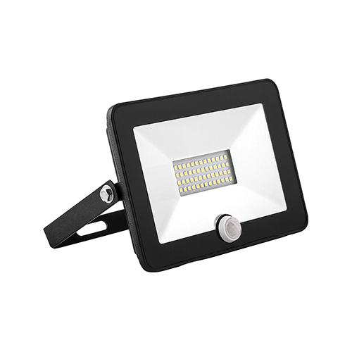 SAFFIT SFL80-50 (29524) Светодиодный прожектор с датчиком движения 50 Вт, 6400 К, черный