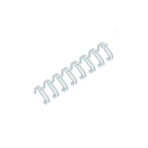 Металлическая пружина для переплета 4,8 мм (3/16), шаг 3:1, 100 шт, белый