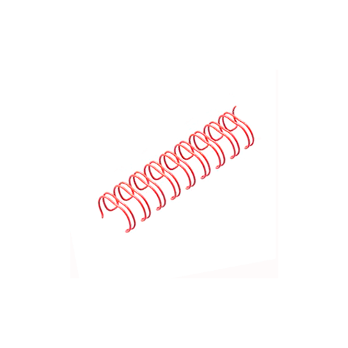 Металлическая пружина для переплета 4,8 мм (3/16), шаг 3:1, 100 шт, красный