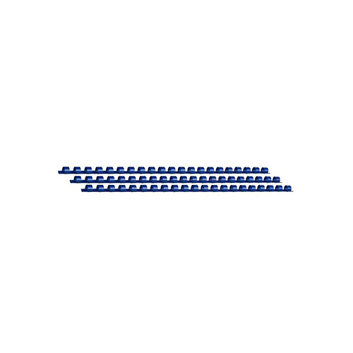 Пластиковая пружина для переплета 12 мм, А4, 100 шт, синий