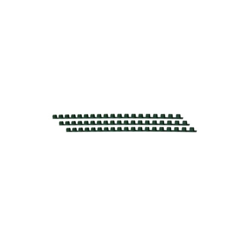Пластиковая пружина для переплета 12 мм, А4, 100 шт, зеленый