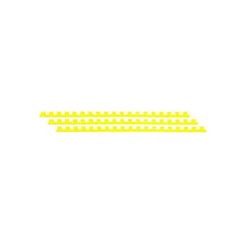 Пластиковая пружина для переплета 12 мм, А4, 100 шт, желтый