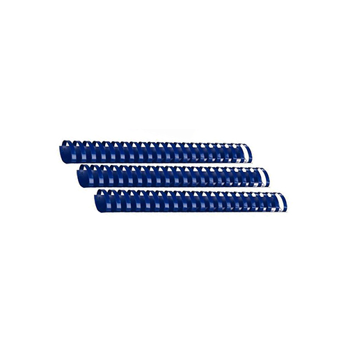 Пластиковая пружина для переплета 25 мм, А4, 50 шт, синий