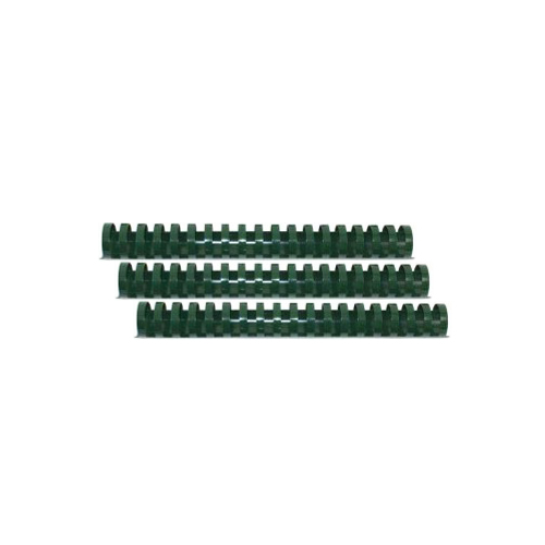 Пластиковая пружина для переплета 25 мм, А4, 50 шт, зеленый