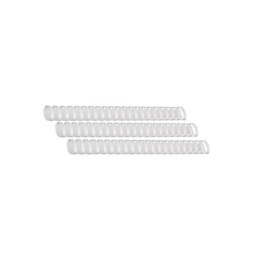 Пластиковая пружина для переплета 25 мм, А4, 50 шт, белый
