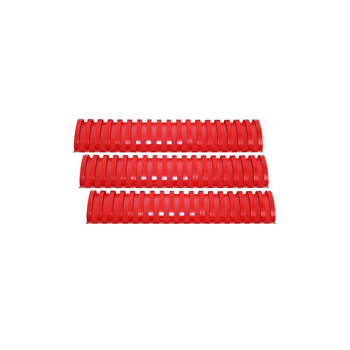 Пластиковая пружина для переплета 51 мм, А4, 50 шт, красный