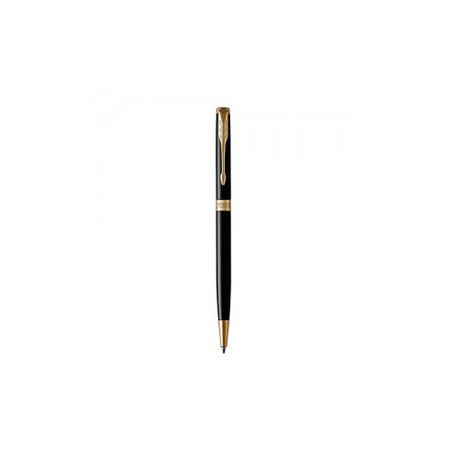 Шариковая ручка Parker Sonnet Core Slim - LaqBlack GT, M, BL