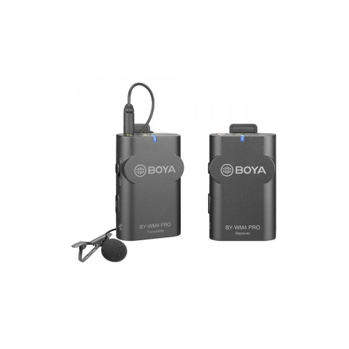 Двухканальный беспроводной микрофон Boya BY-WM4 Pro (Передатчик TX4 Pro + Приёмник RX4 Pro)