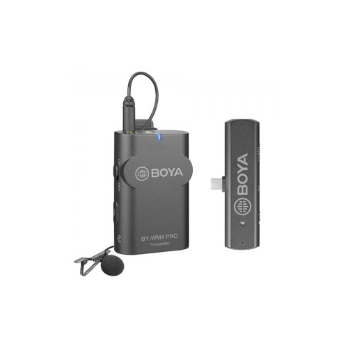 Двухканальный беспроводной микрофон Boya BY-WM4 PRO-K5 для устройств с разъемом USB Type-C