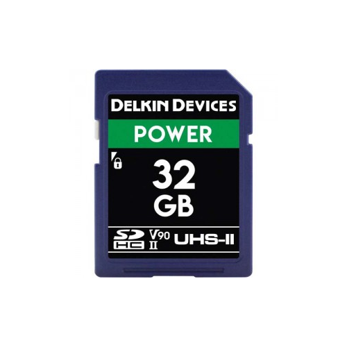 DelkinDevices Карта памяти Delkin Devices Power SDHC 32GB 2000X UHS-II Class 10 V90 (DDSDG200032G)